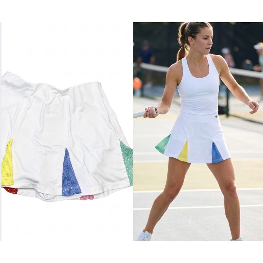 Tuckernuck TNuck Sport Multi Piper Skort White Size S NWOT